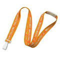 5/8" Anti-Bullying Breakaway Lanyard with Wide Plastic Hook